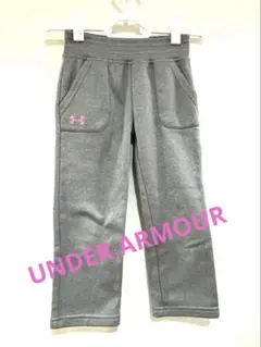 【UNDER ARMOUR】女児 グレー パンツ 95cm