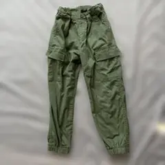 オリーブグリーン カーゴパンツ 130cm