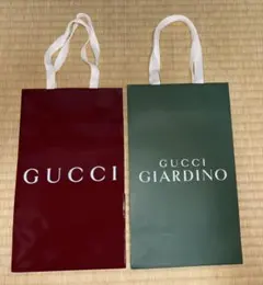 GUCCI 小ショッパー　アンコーラとジャルジーノの2枚セット 折らずに郵送