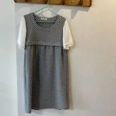 ミルクティー　授乳ワンピース