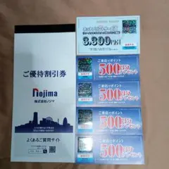 ノジマご優待割引券10枚