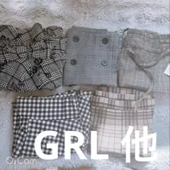 【GRLグレイル他】上WEGO INGNI GU 下GRL ミニスカート類 5点