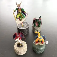 ドラゴンクエスト フィギュア ボトルキャップ 4体セット　※訳有り品