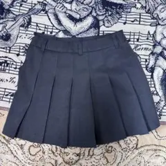 GU プリーツミニスカート グレー Mサイズ