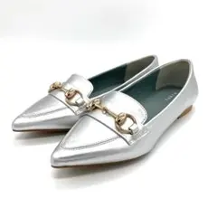 【超美品】RANDA ビットパーツ パンプス メタリックカラー SS