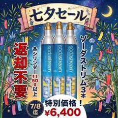 七夕セール！14-78385_ソーダストリームガスシリンダー3本のサムネイル