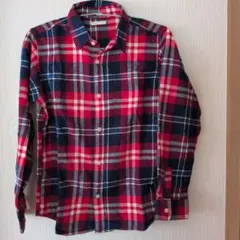 チェック柄 長袖シャツ 150サイズ