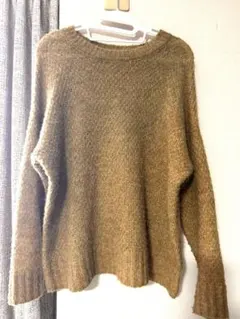 studio CLIP ブラウン ニットセーター F