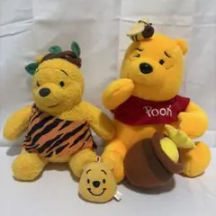 クマのプーさん ぬいぐるみ 2体＋おまけのサムネイル