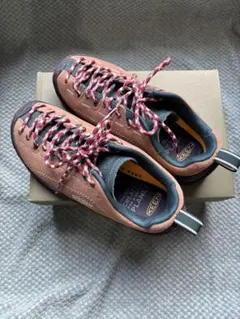 【箱付き】KEEN クライミングスニーカー ブラウン/ライトシナモン/グレー