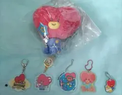 BT21　TATA　一番くじ　ぬいぐるみ　キーチェーン
