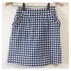 MAJESTIC LEGON ギンガムチェック タイトスカート