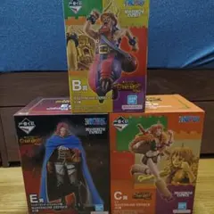 一番くじ ワンピース GIANT BASH フィギュア3種セット - メルカリ