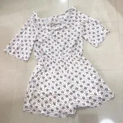 【新品】dazzlin ダズリン　花柄　　　　　　　　　　　　　　オールインワン