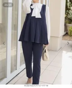 【美品】神戸レタス　セレモニースーツ 3点セット Mサイズ　ネイビー