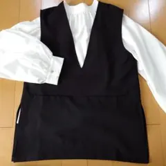 レディース　ベスト　ブラウスセット