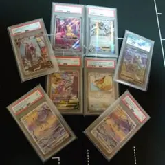 PSA　鑑定品　ポケモンカード　8枚　セット　ミュウ　V　SA　他　まとめ売り