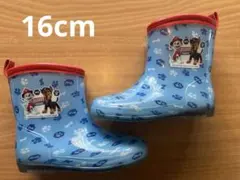 パウ・パトロール レインブーツ 長靴 16cm ブルー キッズ レインシューズのサムネイル