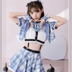 チェックデビル制服コスチューム【Malymoon/マリームーン】【9780-2】