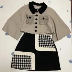 Razica レトロ千鳥柄セットアップ