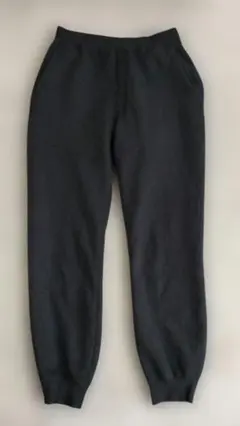 ユニクロ　キッズ　ボアスウェットパンツ黒　暖パン