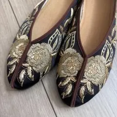 刺繍入りチャイナシューズ