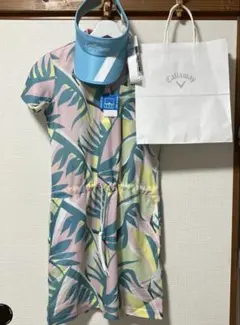キャロウェイ ワンピース サンバイザー セット 花柄 石川遼モデル
