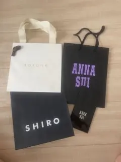 ショップ袋セット to/one SHIRO ANNA SUI