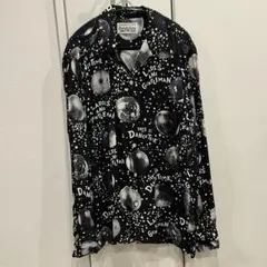 WACKO MARIA ワコマリア シャツ ミラーボール 黒 ブラック XL
