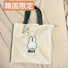 匿名配送 ミッフィー 韓国限定 刺繍 保冷バッグ 新品 大きめ 다이소