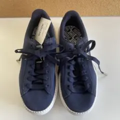 【新品】 PUMA ネイビー スニーカー