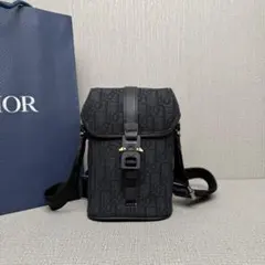 未使用 保管品✨ キャンバス × レザー　肩掛け　スマホショルダーバッグ