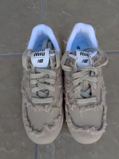 ＭＩＵ ＭＩＵ New Balance 574 ベージュ スニーカー