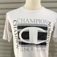 Champion Tシャツ 1919 ビッグプリント デカロゴ ストリート 古着