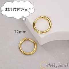 ◆セール中◆ フープピアス ゴールド (RP0180-G-12)