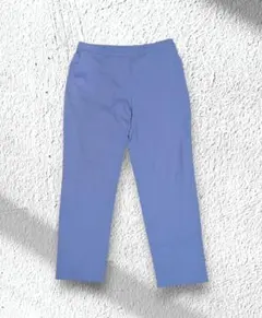 【iCB】クロップドパンツ 44 3L ライトブルー テーパードパンツ 大きいのサムネイル