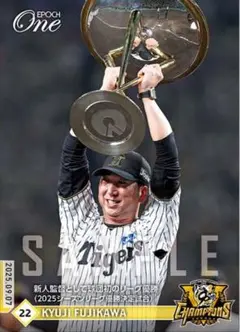 藤川球児 新人監督として球団初のリーグ優勝（2025シーズンリーグ優勝決定試合）