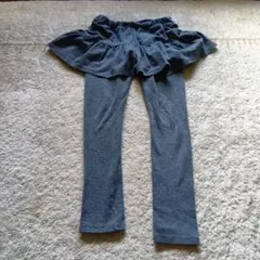 Bee フリル付きレギンス スカッツ　140サイズ　濃いグレー
