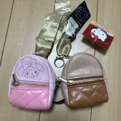 チャームリュック　キティ　マイメロ