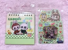 ラスト1セット☆ラブブ　シール　カレンダー　Labubu