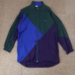 【希少デザイン】REEBOK ジップアップ　ナイロンジャケット