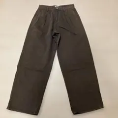 〇UNIQLO ブラウン ワイドパンツ