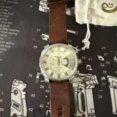 DIESEL クロノグラフ レザーベルト