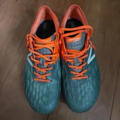 New Balance Visaro サッカーシューズ グレー/オレンジ