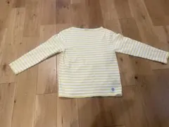 ORCIVAL 白/黄色 ストライプ 長袖シャツ