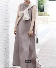 Sleeveless フレアワンピース　Plage