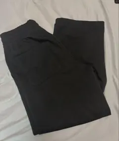 ユニクロC スウェットワイドパンツ ブラックＳ