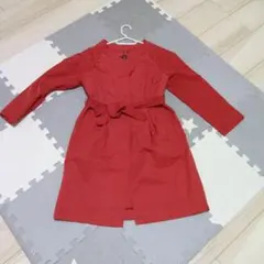 トゥモローランド ノーカラーシングル コート サイズ３８ リボン