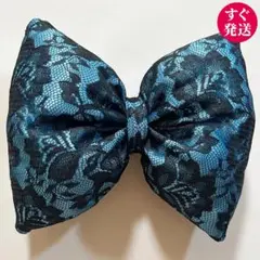 【即発送】♡盛り髪リボン♡　濃水色　体育祭・文化祭・スクバ