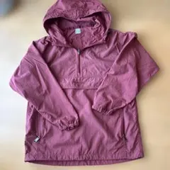 mont-bell ウインドブレーカー size 140 えんじ色